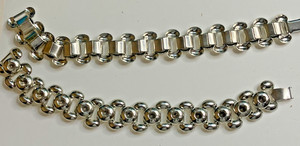 3 SILVER TONE Bracelet Blanks Forms For Rhinestones Stones