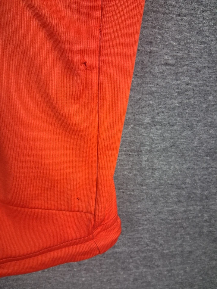 Rapha Mens Brevet Jersey Medium Cycling Short Sleeve Orange Reflective - Image 4 of 4