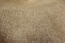 Fabric by the Yard - Metallic Linen - Café