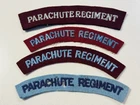 4 WW2 Era Military Parachute Regiment Special Forces Cloth Shoulder Title Badges