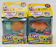 Little Live Pets Needees Interactive Animal Toy Sandee Turtle & Splashee Otter