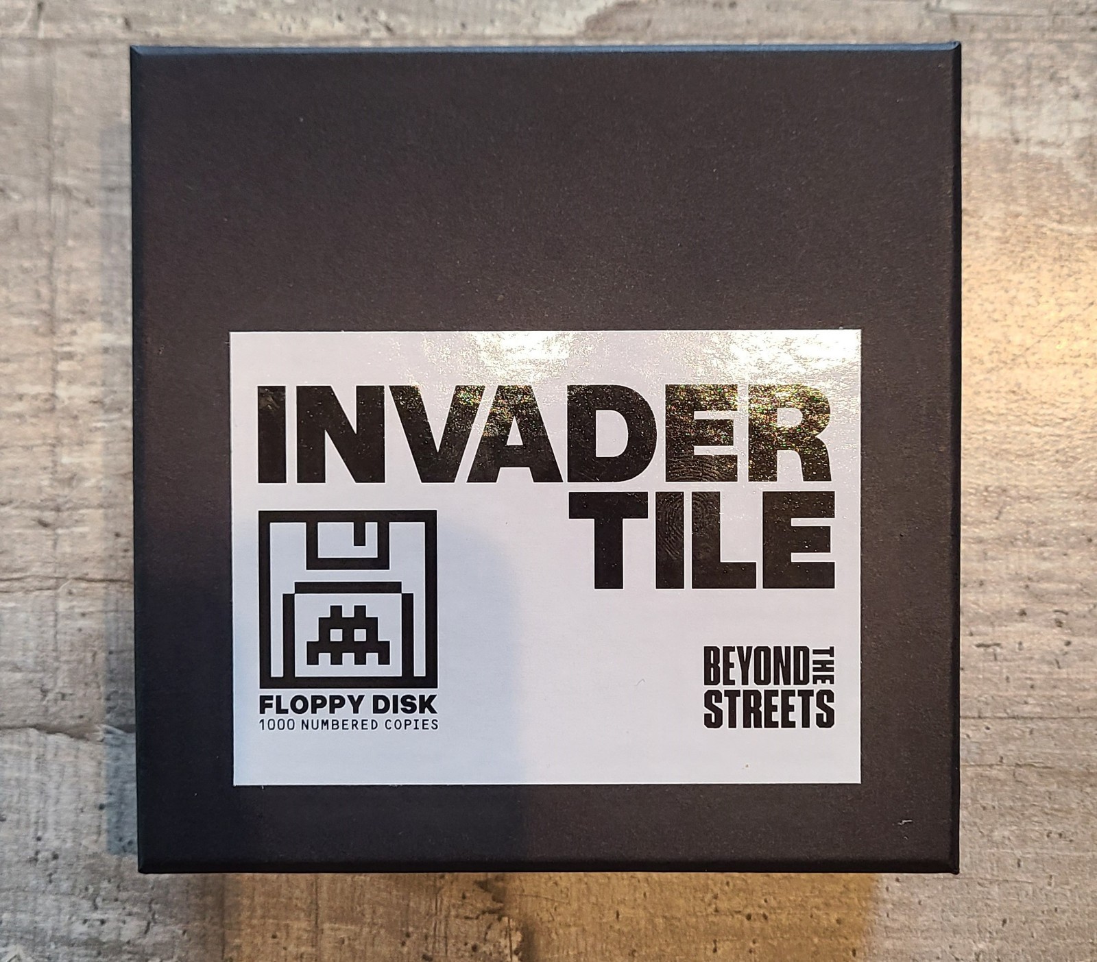 INVADER 타일 플로피 디스크 Beyond The Streets - 한정판 1000개 - 품절 희귀품 3