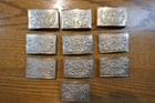 10 Reproduction metal Civil War belt buckle - Unused