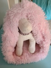 Cuddle Cup Susan Lanci Bed Pink Snow Leapard/Pink Shag