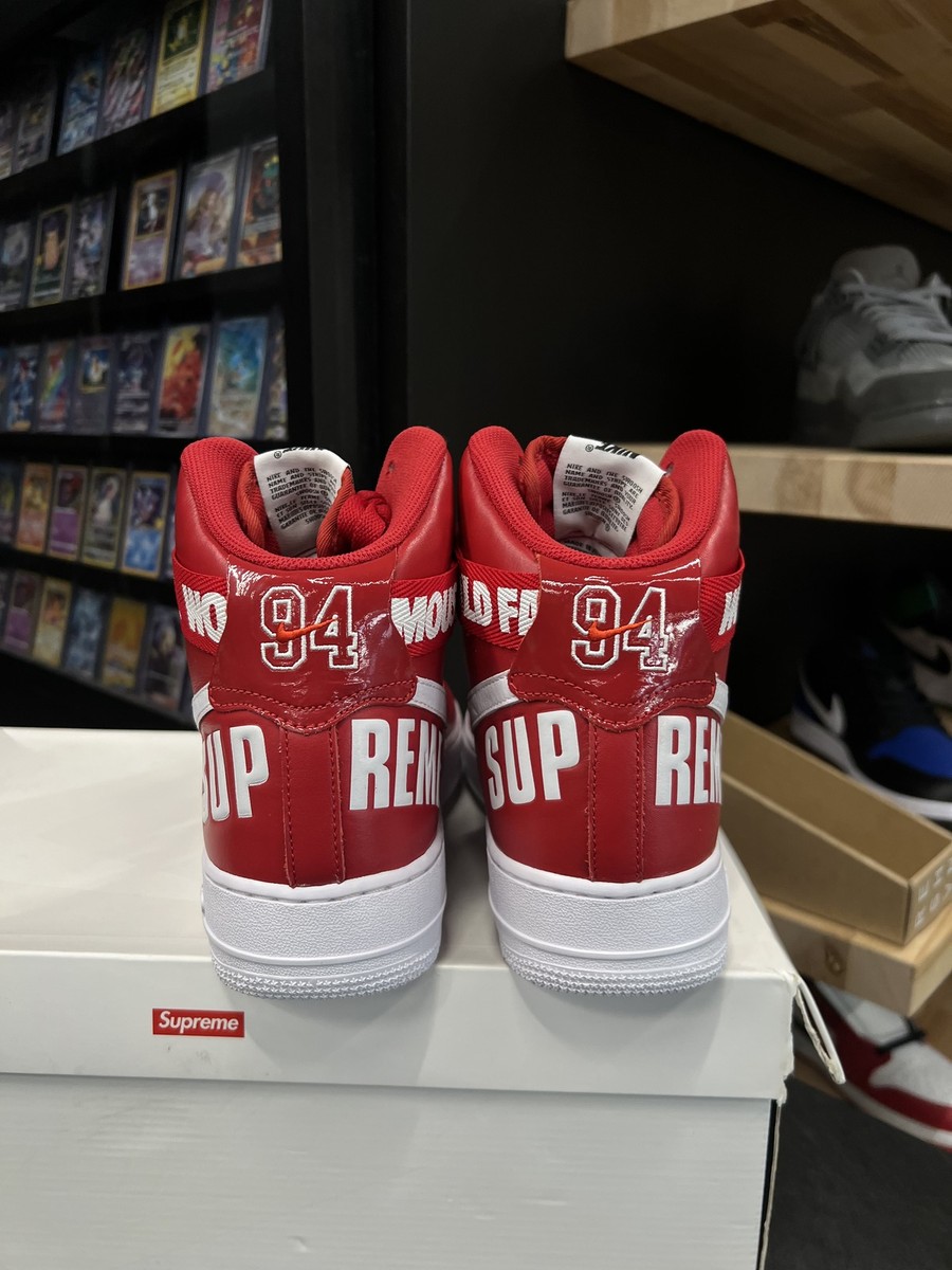 Nike Air Force 1 High Supreme World Famous Red Size 11, DS BRAND
