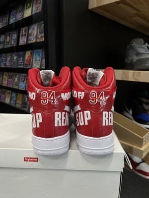 Nike Air Force 1 High Supreme World Famous Red Size 11, DS BRAND