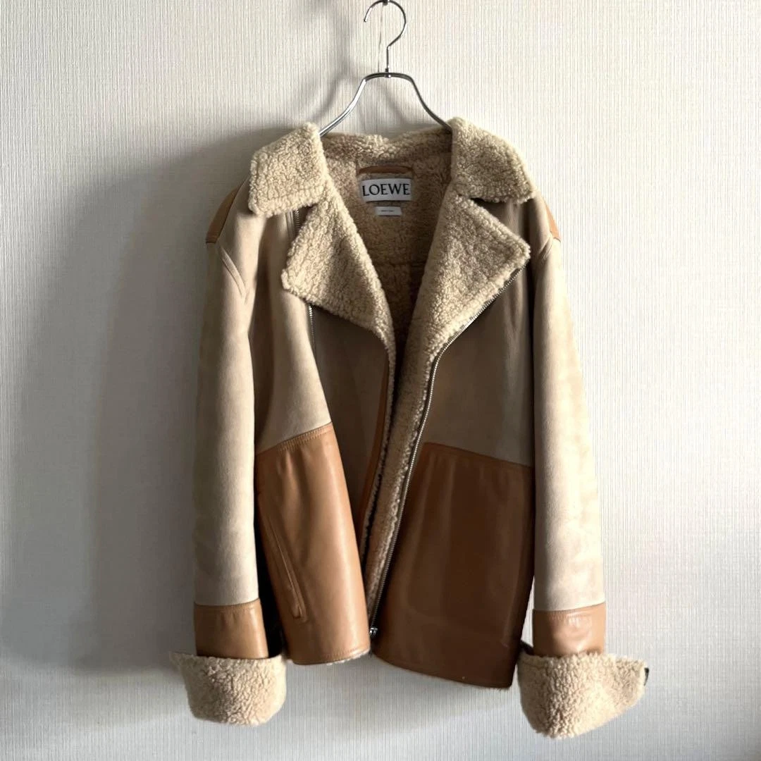 Loewe Shearling Giacca Cappotto Riders