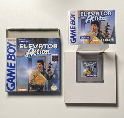 Elevator Action Nintendo Game Boy Tested Works 1991 CIB Authentic VGC Natsume