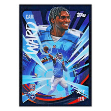 Cam Ward Ultra Violet 2026 Topps Chrome Football Rookie RC SSP Case Hit #UV-2