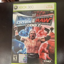 WWE Smackdown Vs Raw 2007 (Microsoft Xbox 360, 2006) No Manual