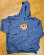 NWT Dickies Blue Pullover Hoodie With Logo Graphic Front Size 2XLT NEW