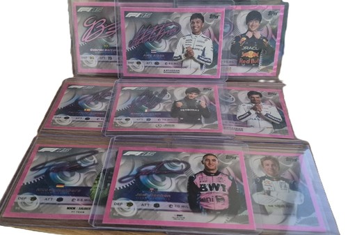 2025 Topps F1 Turbo Attax - Pink Signatures, Choose Your Driver *UK Version*