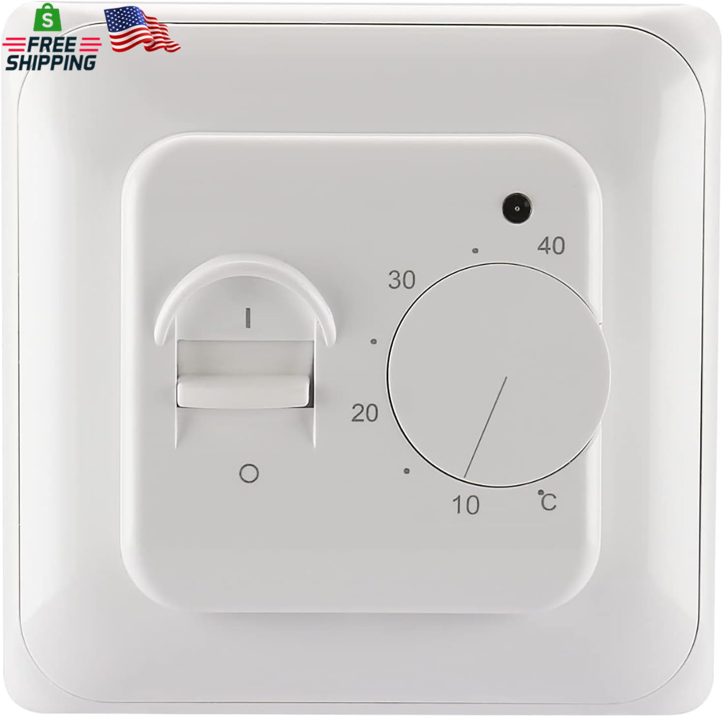 Baomain Home Nonprogrammable Thermostats, Radiant Floor Heat