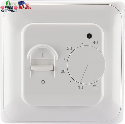 Baomain Home Nonprogrammable Thermostats, Radiant Floor Heating Temperature Manu