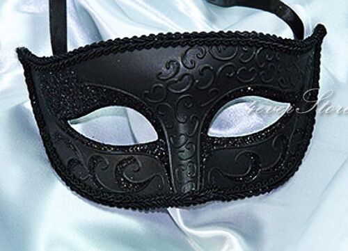 Holiday Venetian Masquerade Mask with and Pixie Dust - Costume, New Year's Party - Picture 2 of 7