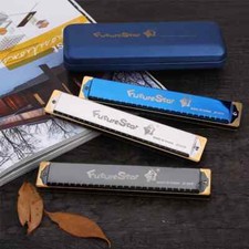 24-hole high-end performance harmonica, pure copper seat plate, polyphonic