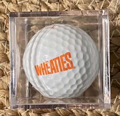 Tiger Woods Wheaties Facsimile Autograph Titleist Logo Golf Ball w