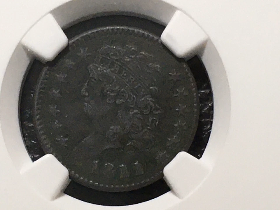 1811 Classic Head Half Cent Vf Details. - Image 3 of 4