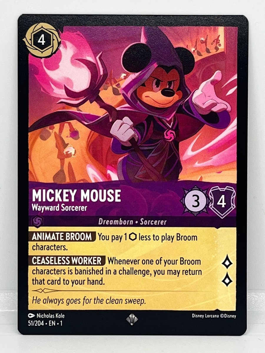 DISNEY LORCANA THE FIRST CHAPTER FOIL SUPER RARE HOLO CARDS