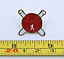 thumbnail 4  - Triangle Little League Baseball Ball Bats Player Collectible Pin Button Vintage