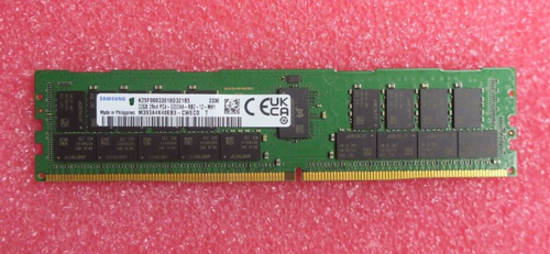Samsung 32GB 2Rx4 DDR4 PC4-3200 RDIMM ECC REG 288P RAM Memory M393A4K40EB3-CWE - 第 1/3 張圖片