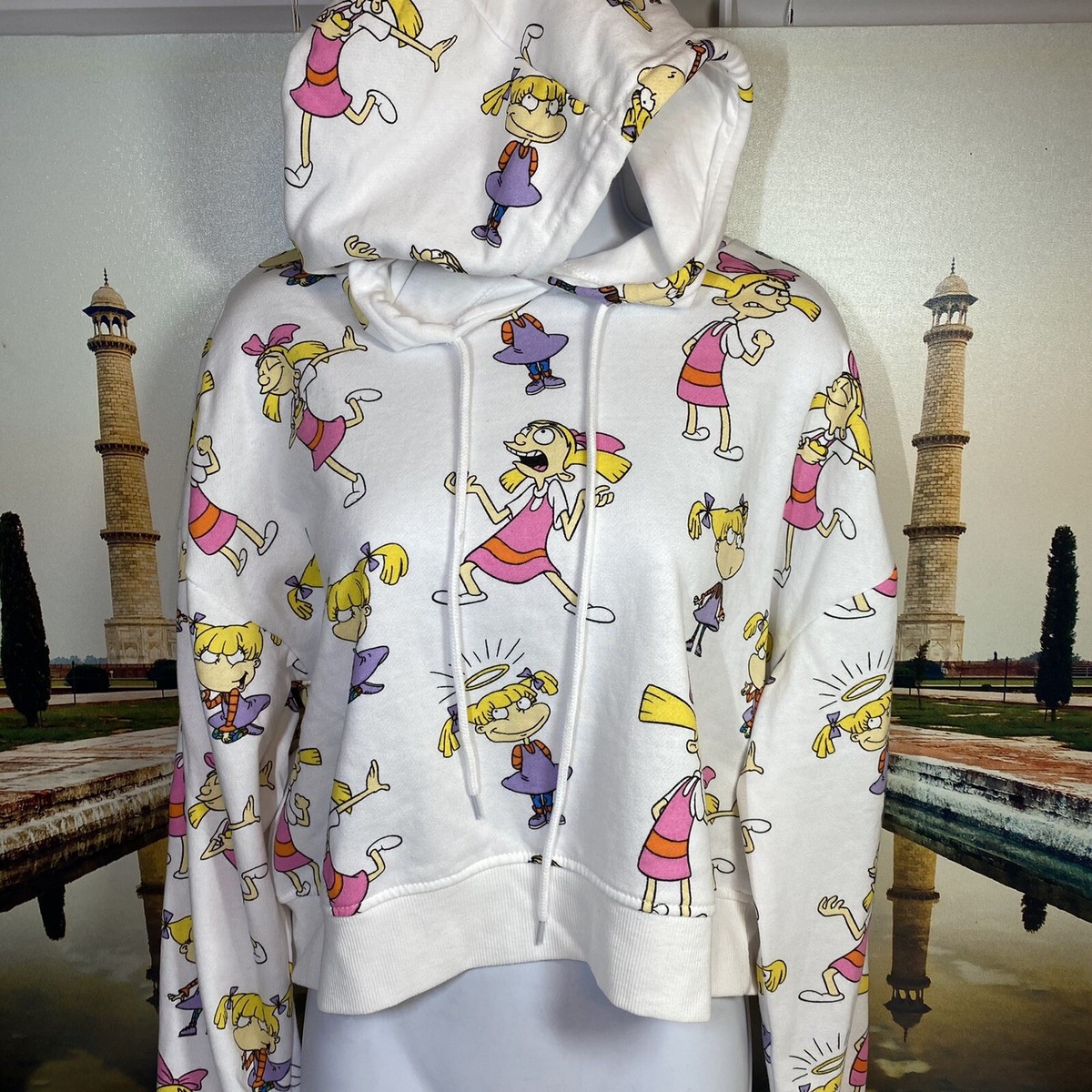 Nickelodeon Rugrats Angelica Printed Allover Hoodie Sweatshirt 