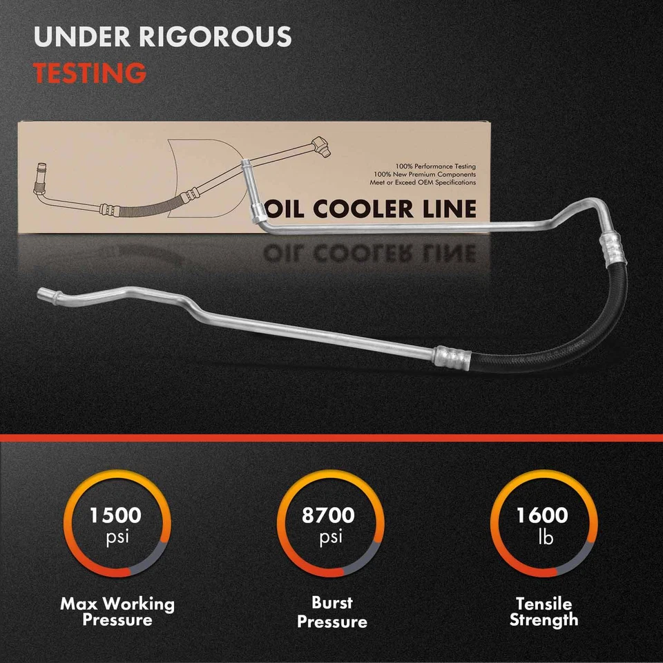 Manguera de enfriador de aceite para Chevrolet C1500 C2500 K1500 K2500 GMC C/K1500 1988-1993 4,3 L Foto 3 de 4