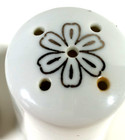 Vintage Porcelain 25th Anniversary Salt And Pepper Shakers — photo 3