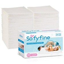 100 Count Disposable Changing Pads for Baby 17" x 24"Portable Changing Diaper...