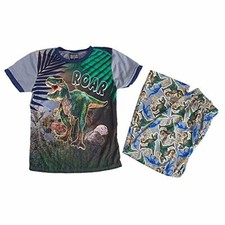 Boy's Dinosaur Roar Tyrannosaurus, T-Rex Dino Pajama Set