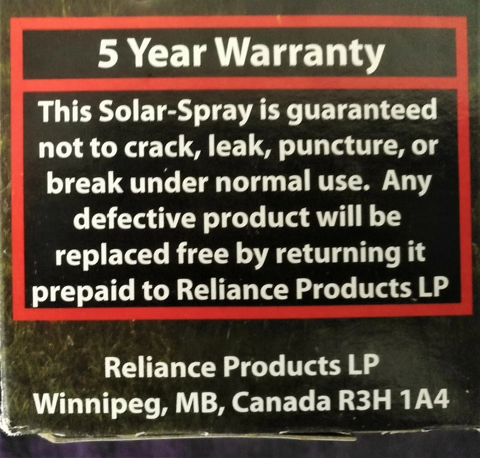 Ducha de camping portátil con spray solar de 5 galones/20 L--nueva en caja  Foto 4 de 4