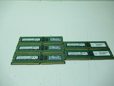 Lot of 5x8GB=40GB Samsung M393A1G40DB0-CPB2Q 1Rx4 PC4-2133 Server Memory