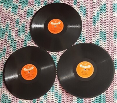 LOT of 3 Germany import Polydor 10'' 78 Willy Schneider, Michael Lanner