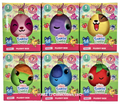 Toikido Roblox Game ''Pinata Smash Lings'' Plush Set of Six Series 1 DLC Code NRFB