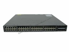Cisco WS-C3650-48FS-S 48-Port PoE+ 3650 Switch w/ AC Power - 1 Year Warranty