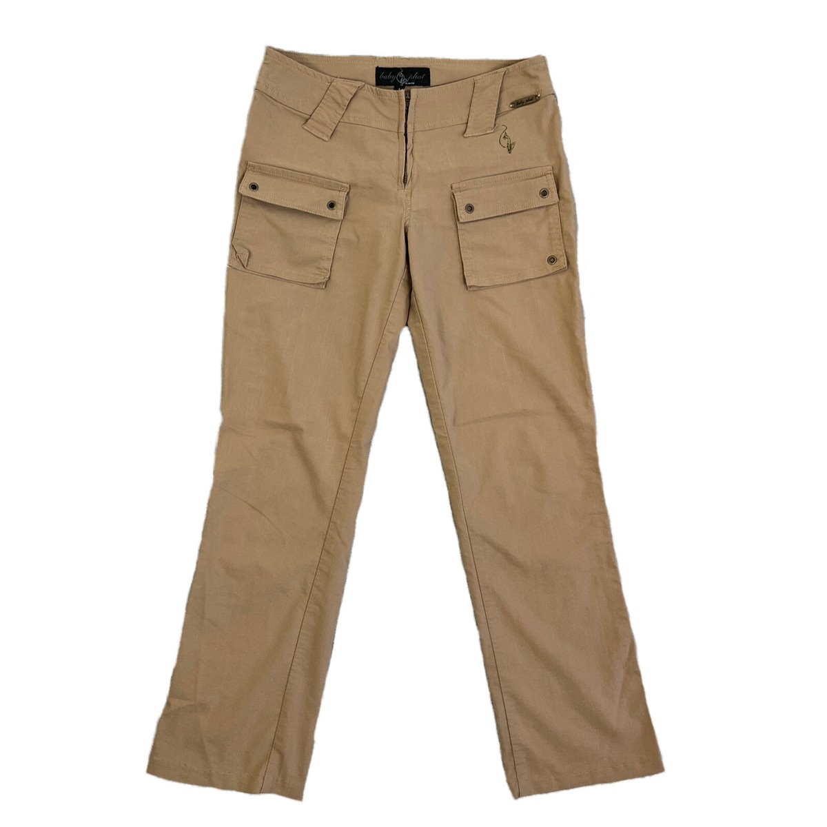 Vtg Y2k Baby Phat Cargo Pants Tan Khaki Sz 1 | eBay