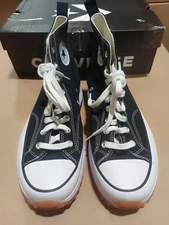 UsedLikeNew_Converse Run Star Hike Hi Sneakers, Black/White/Gum, 13 US