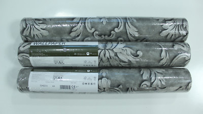 3 Rollen Vliestapeten AS Creation Architect Papers 32422-5 Silber Barock Anf. 4A