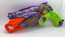 NERF Gun Teenage Mutant Ninja Turtles Mutant Mayhem Blaster, no Darts