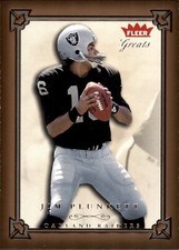 2004 Fleer Greats - #38 Jim Plunkett