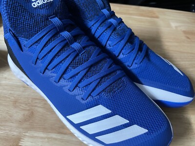 Adidas Men's Icon Bounce Hybrid Blue/White/Black Cleats