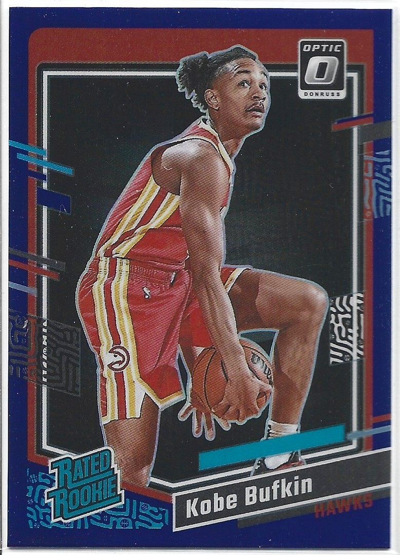 Kobe Bufkin 2023-24 Donruss Optic #220 Purple Shock RC Atlanta Hawks