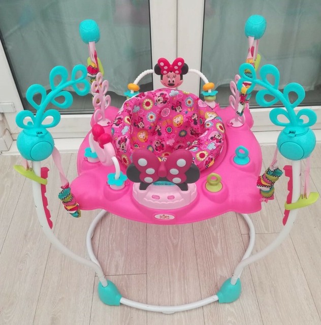 minnie mouse jumperoo mothercare