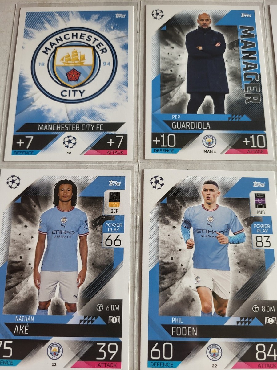 topps Manchester City ジャージカード　8枚セット 楽天市場】Manchester City FC Team Set 23-24 マンチェスター