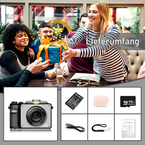 4K Digital Camera for Photography*Video 48MP Auto-Focus Anti-Shake Vlogging Came - Picture 12 of 13