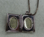 Holy Bible Locket on 24" box chain sterling silver — photo 2