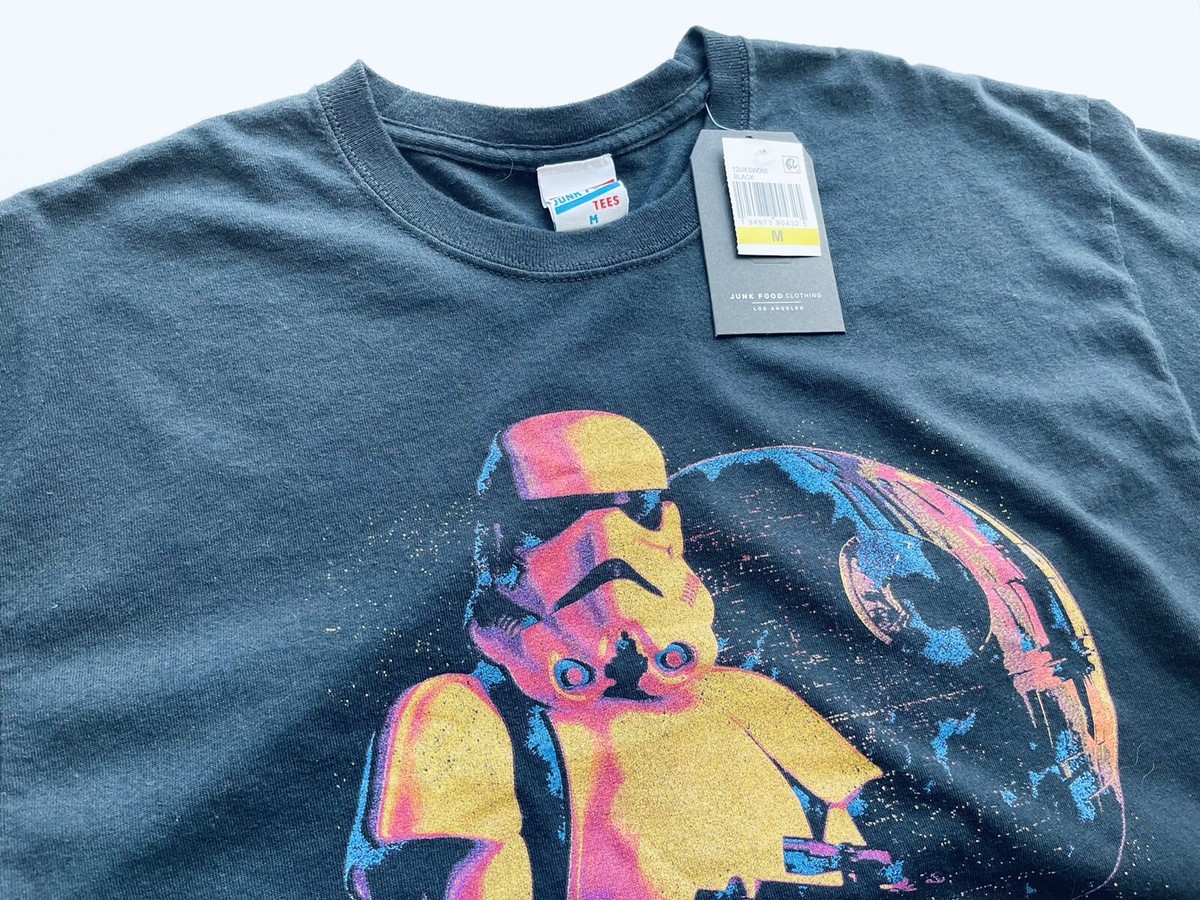 NWT Star Wars Mens T-Shirt Medium M JUNK FOOD Empire Strikes Back Storm  Trooper