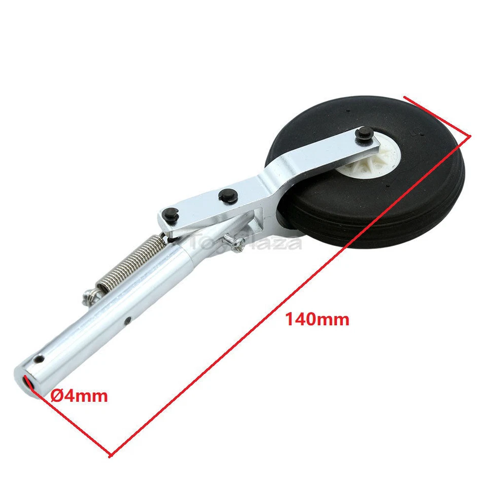 3PCS 140x4mm Aluminum Spring Absorber Landing Gear for RC Model Airplane Warbird - Image 2 of 4