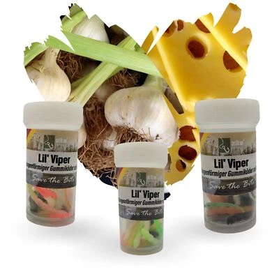 Lil' Viper Aroma Forellenwurm Gummiköder Phthalatfrei 4,5cm 12STK Zite Fishing