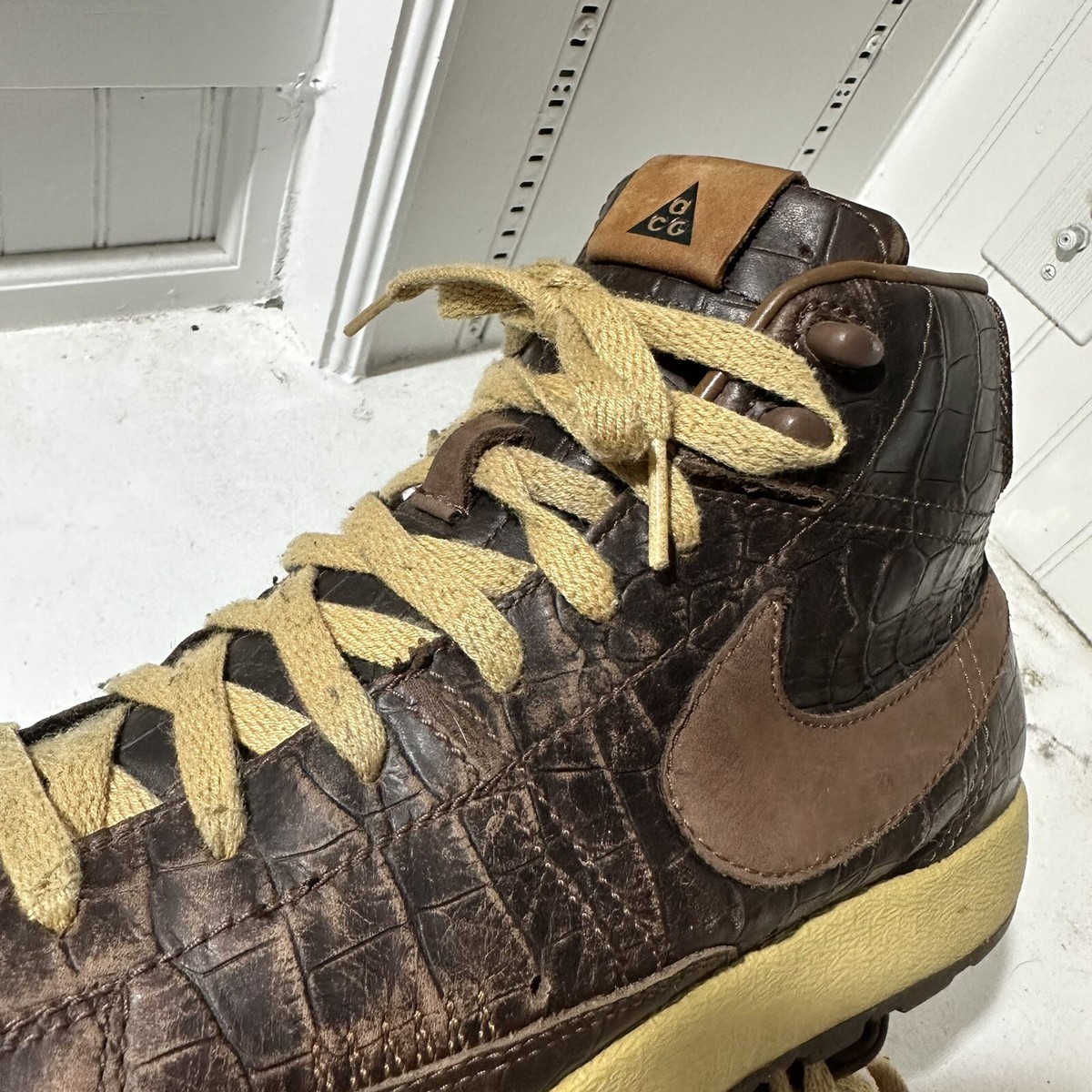 筋肉男 NIKE BRAZER Nike ACG Premium Blazer Mid Mens Size 10.5 Full Leather